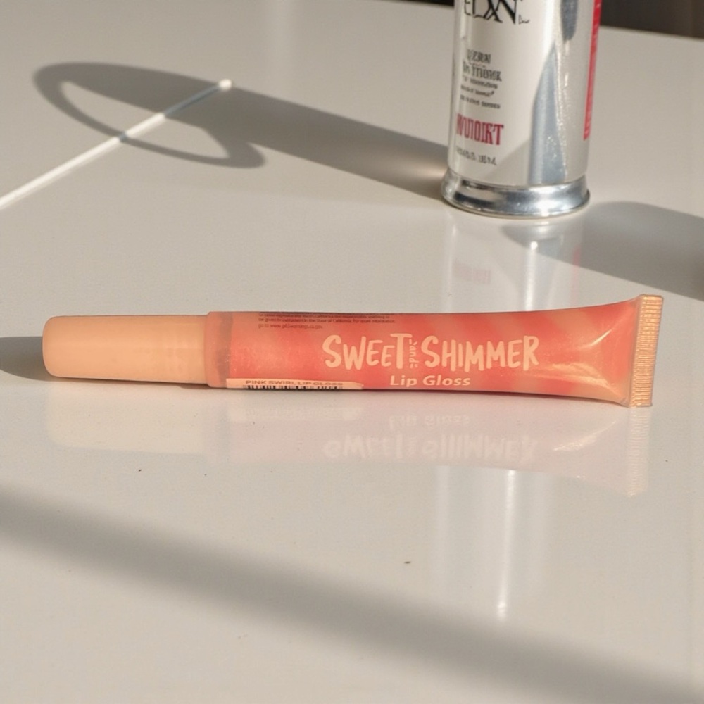 3/$20 Sweet Shimmer Pink Swirl Lip Gloss - New and Sealed